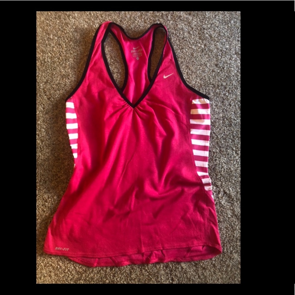 Women’s Pink Nike Dri-Fit Tank Top Size Medium